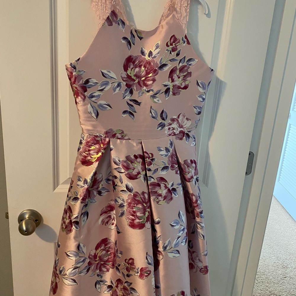 Rare Edition girls floral print dress